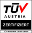 TÜV Austria zertifiziert